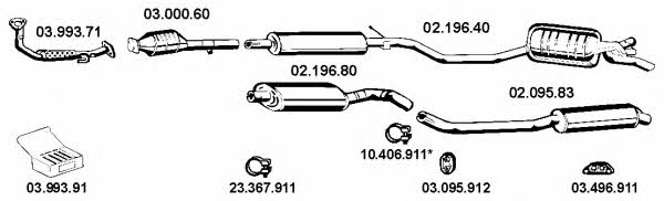 Eberspaecher 022018 Exhaust system 022018: Buy near me at 2407.PL in Poland at an Affordable price!