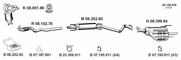 Eberspaecher 082509 Exhaust system 082509: Buy near me at 2407.PL in Poland at an Affordable price!