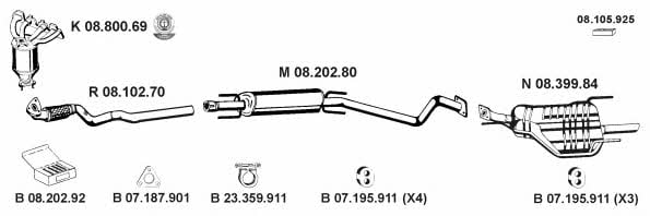 Eberspaecher 082512 Exhaust system 082512: Buy near me at 2407.PL in Poland at an Affordable price!