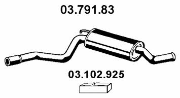 Eberspaecher 03.791.83 End Silencer 0379183: Buy near me at 2407.PL in Poland at an Affordable price!