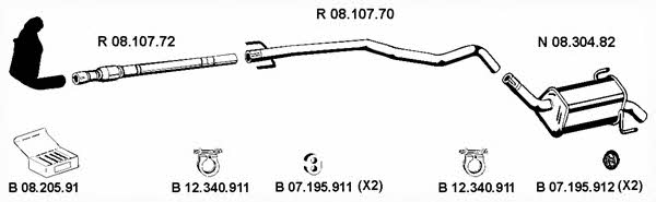 Eberspaecher 082649 Exhaust system 082649: Buy near me in Poland at 2407.PL - Good price!