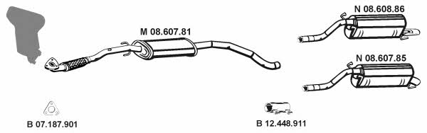 Eberspaecher 082731 Exhaust system 082731: Buy near me in Poland at 2407.PL - Good price!