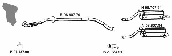 Eberspaecher 082732 Exhaust system 082732: Buy near me in Poland at 2407.PL - Good price!