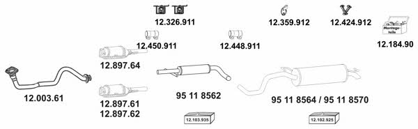  10_6001 Exhaust system 106001: Buy near me in Poland at 2407.PL - Good price!