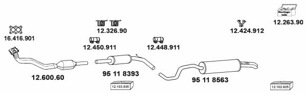  10_6002 Exhaust system 106002: Buy near me in Poland at 2407.PL - Good price!