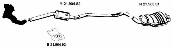  212287 Abgasanlage 212287: Kaufen Sie zu einem guten Preis in Polen bei 2407.PL!