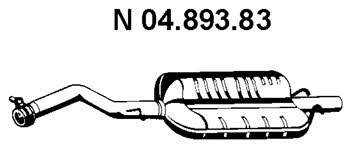 Eberspaecher 04.893.84 Глушитель, задняя часть 0489384: Отличная цена - Купить в Польше на 2407.PL!