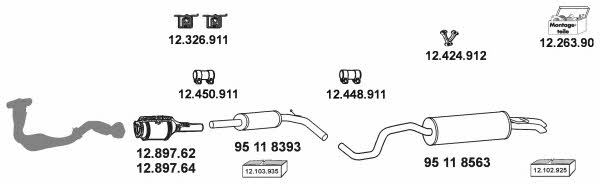  12_016 Exhaust system 12016: Buy near me in Poland at 2407.PL - Good price!