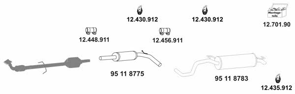  12_026 Abgasanlage 12026: Kaufen Sie zu einem guten Preis in Polen bei 2407.PL!