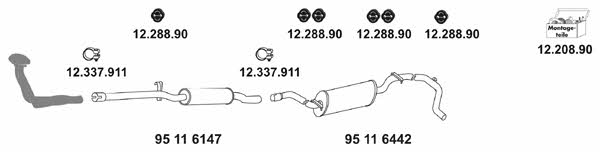 Eberspaecher 12_1107 Exhaust system 121107: Buy near me in Poland at 2407.PL - Good price!