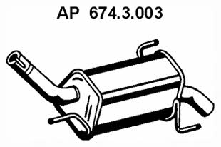 Eberspaecher 674.3.003 End Silencer 6743003: Buy near me at 2407.PL in Poland at an Affordable price!