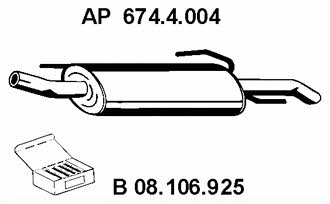 Eberspaecher 674.4.004 End Silencer 6744004: Buy near me at 2407.PL in Poland at an Affordable price!