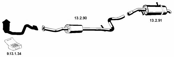 Eberspaecher 222401 Exhaust system 222401: Buy near me in Poland at 2407.PL - Good price!