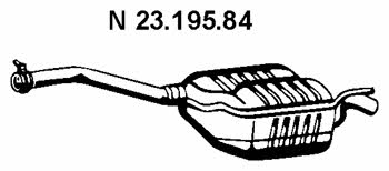 Eberspaecher 23.195.84 Глушитель, задняя часть 2319584: Купить в Польше - Отличная цена на 2407.PL!