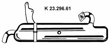 Eberspaecher 23.296.61 Catalytic Converter 2329661: Buy near me in Poland at 2407.PL - Good price!