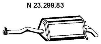 Eberspaecher 23.299.83 Глушитель, задняя часть 2329983: Отличная цена - Купить в Польше на 2407.PL!