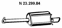 Eberspaecher 23.299.84 Глушитель, задняя часть 2329984: Купить в Польше - Отличная цена на 2407.PL!