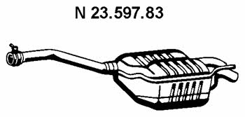 Eberspaecher 23.597.83 Глушник, задня частина 2359783: Приваблива ціна - Купити у Польщі на 2407.PL!