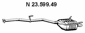 Eberspaecher 23.599.49 Глушитель, задняя часть 2359949: Отличная цена - Купить в Польше на 2407.PL!