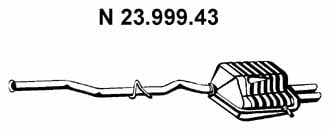 Eberspaecher 23.999.43 Глушитель, задняя часть 2399943: Отличная цена - Купить в Польше на 2407.PL!