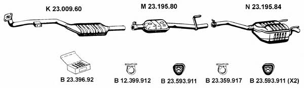 Eberspaecher 232093 Exhaust system 232093: Buy near me at 2407.PL in Poland at an Affordable price!