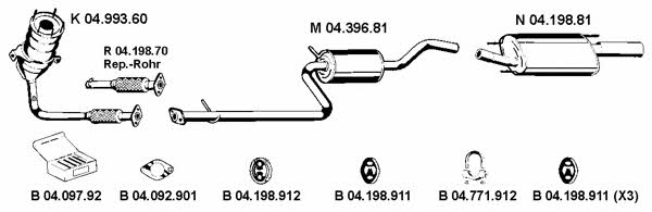 Eberspaecher 042030 Exhaust system 042030: Buy near me in Poland at 2407.PL - Good price!