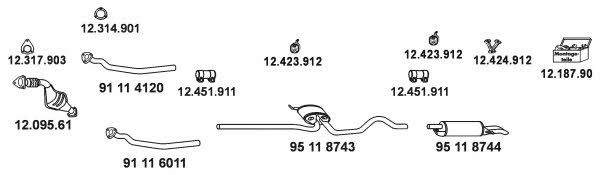 Eberspaecher 12_1507 Exhaust system 121507: Buy near me in Poland at 2407.PL - Good price!