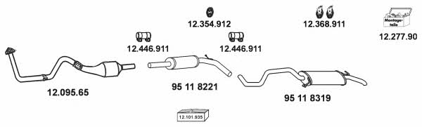 Eberspaecher 12_198 Exhaust system 12198: Buy near me in Poland at 2407.PL - Good price!