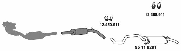 Eberspaecher 12_216 Exhaust system 12216: Buy near me in Poland at 2407.PL - Good price!
