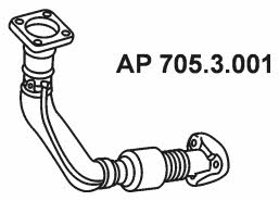 Eberspaecher 705.3.001 Exhaust pipe 7053001: Buy near me in Poland at 2407.PL - Good price!