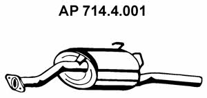 Eberspaecher 714.4.001 Глушник, задня частина 7144001: Приваблива ціна - Купити у Польщі на 2407.PL!