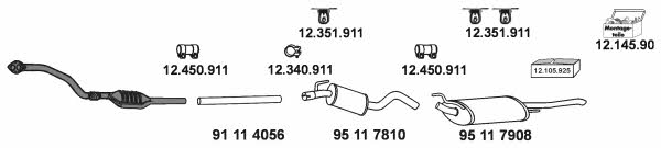 Eberspaecher 12_695_1 Exhaust system 126951: Buy near me in Poland at 2407.PL - Good price!