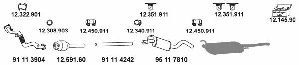  12_722 Układ wydechowy 12722: Dobra cena w Polsce na 2407.PL - Kup Teraz!