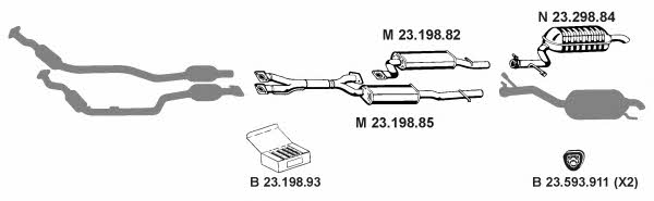 Eberspaecher 232209 Exhaust system 232209: Buy near me in Poland at 2407.PL - Good price!