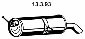 Eberspaecher 13.3.93 Глушитель, задняя часть 13393: Купить в Польше - Отличная цена на 2407.PL!