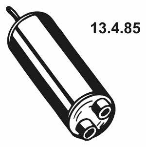 Eberspaecher 13.4.85 Резонатор 13485: Приваблива ціна - Купити у Польщі на 2407.PL!