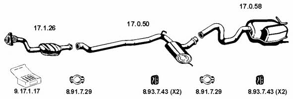Eberspaecher 132271 Exhaust system 132271: Buy near me in Poland at 2407.PL - Good price!