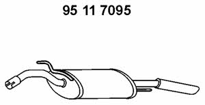 Eberspaecher 95 11 7095 Глушник, задня частина 95117095: Приваблива ціна - Купити у Польщі на 2407.PL!