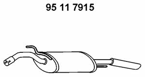 Eberspaecher 95 11 7915 Глушник, задня частина 95117915: Приваблива ціна - Купити у Польщі на 2407.PL!