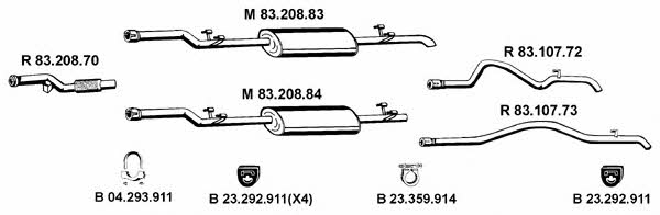 Eberspaecher 232475 Exhaust system 232475: Buy near me in Poland at 2407.PL - Good price!