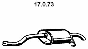 Eberspaecher 17.0.73 Глушник, задня частина 17073: Приваблива ціна - Купити у Польщі на 2407.PL!