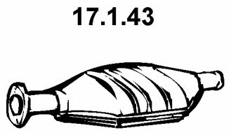 Eberspaecher 17.1.43 Catalytic Converter 17143: Buy near me at 2407.PL in Poland at an Affordable price!