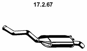 Eberspaecher 17.2.67 Глушник, задня частина 17267: Приваблива ціна - Купити у Польщі на 2407.PL!