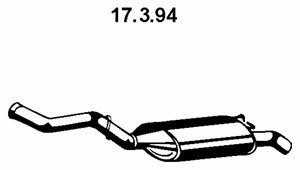 Eberspaecher 17.3.94 Глушитель, задняя часть 17394: Отличная цена - Купить в Польше на 2407.PL!