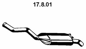 Eberspaecher 17.8.01 Tłumik, część tylna 17801: Dobra cena w Polsce na 2407.PL - Kup Teraz!