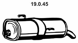 Eberspaecher 19.0.45 Endschalldämpfer 19045: Kaufen Sie zu einem guten Preis in Polen bei 2407.PL!