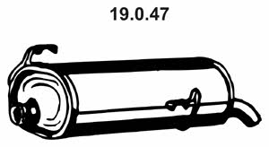 Eberspaecher 19.0.47 Tłumik, część tylna 19047: Dobra cena w Polsce na 2407.PL - Kup Teraz!