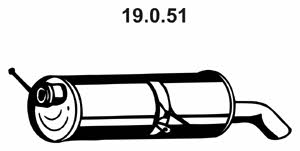 Eberspaecher 19.0.51 Tłumik, część tylna 19051: Dobra cena w Polsce na 2407.PL - Kup Teraz!