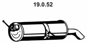 Eberspaecher 19.0.52 Глушник, задня частина 19052: Приваблива ціна - Купити у Польщі на 2407.PL!