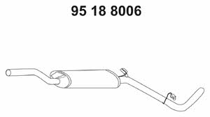 Eberspaecher 95 18 8006 Глушитель, средняя часть 95188006: Отличная цена - Купить в Польше на 2407.PL!